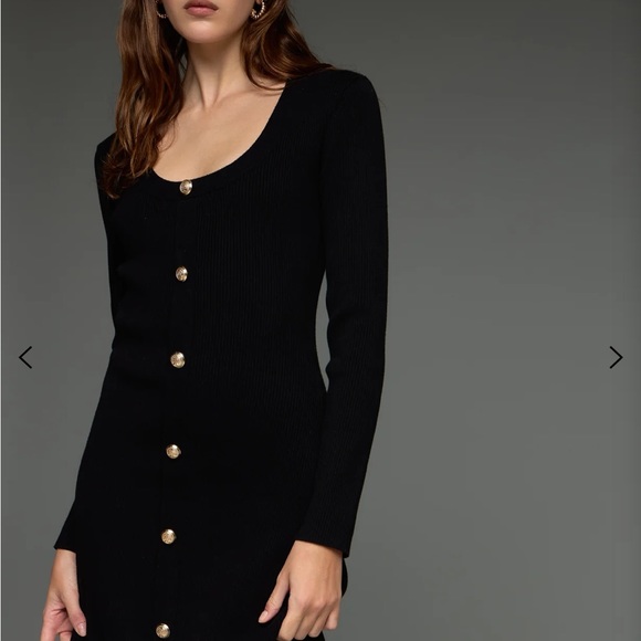 Premium Button-Down knit Dress - Picture 7 of 8